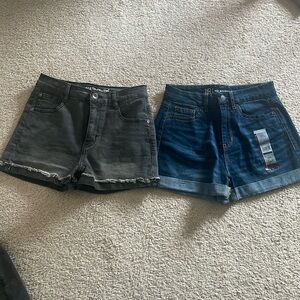 Bundle of 2 Super High Rise Jean Shorts